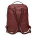 Rucsac laptop 15,6 inch din piele naturala DiAmanti Viggiano Rosso Scuro